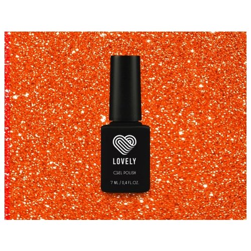 Lovely, Гель-лак Lovely, серия Juicy, оттенок Papaya, 7 ml