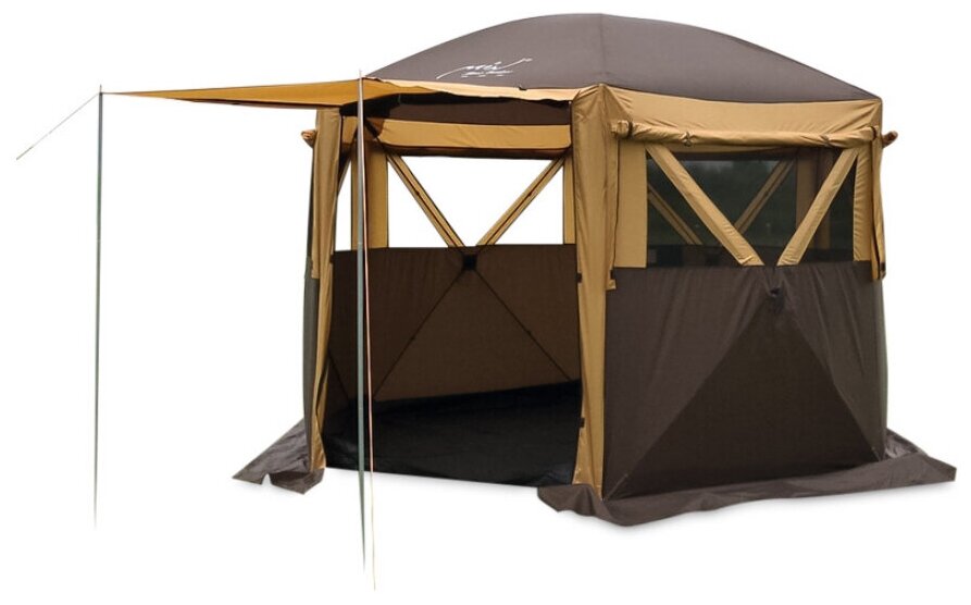 Шестиугольный тент шатер с полом Mircamping 2905S беседка для мероприятий туризма пикника и кемпинга