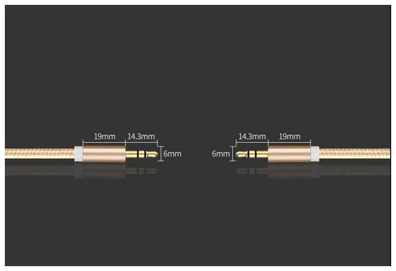 AFDJ Кабель Stereo Jack 3.5 - Stereo Jack 3.5, 1 м, черный