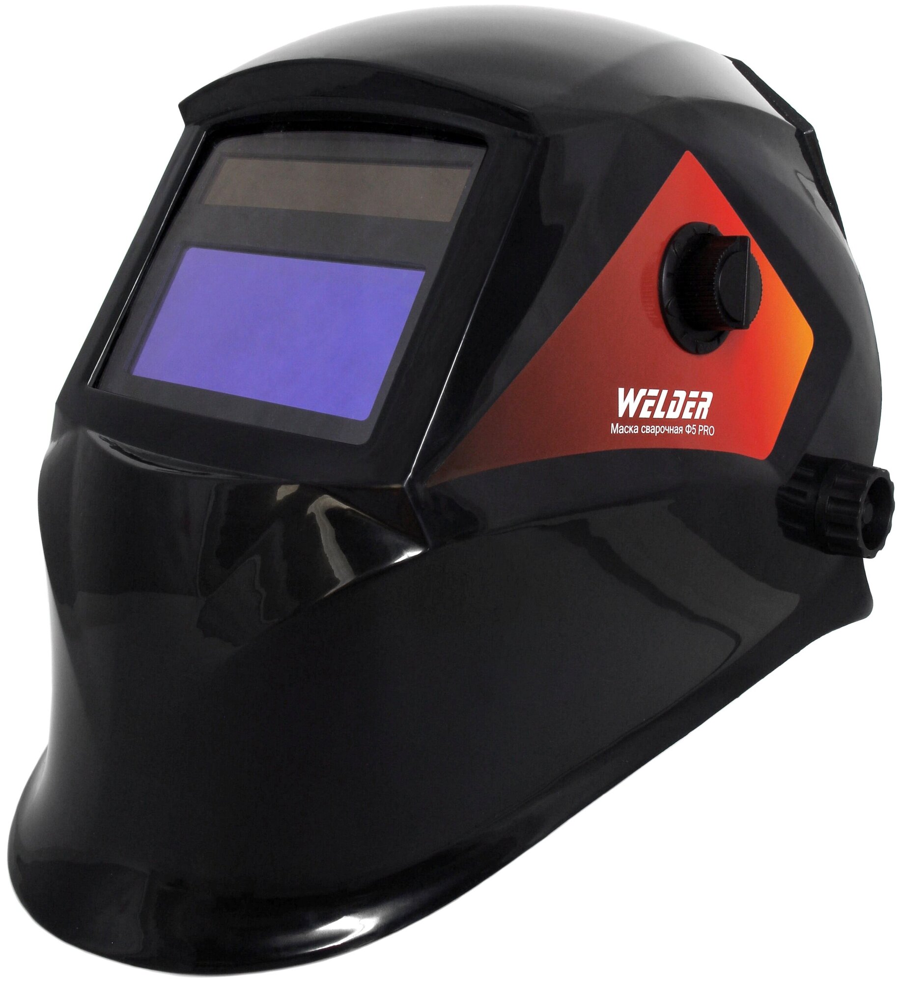 Маска сварщика WELDER PRO Ф5 Хамелеон 93x43мм, DIN 4/9-13