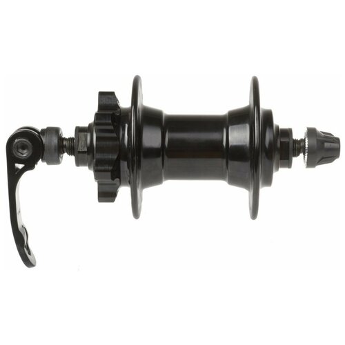 фото Втулка велосипедная, передняя, 36h, под дисковый тормоз, с эксцентриком, чёрная, 00-180251 no name