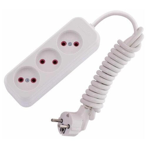 Удлинитель 3х2м без заземл 10А IP20 Lila LEZARD 720-0302-303 473₽