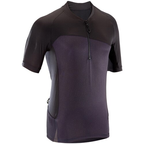 фото Футболка decathlon st 500 rockrider размер m, черный/серый