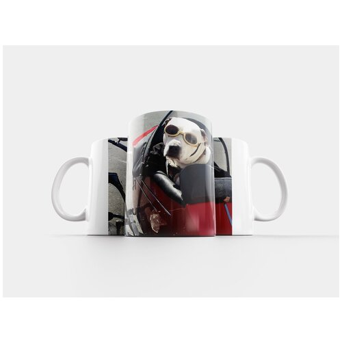 фото Кружка "собака, мотоцикл, животное" 320 мл lotsprints