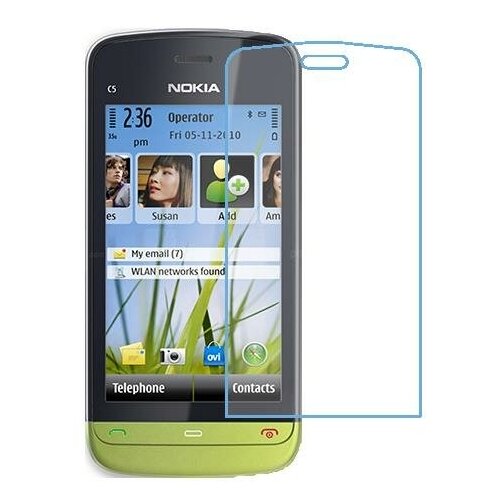 nokia c5 05 защитный экран из нано стекла 9h одна штука Nokia C5-05 защитный экран из нано стекла 9H одна штука