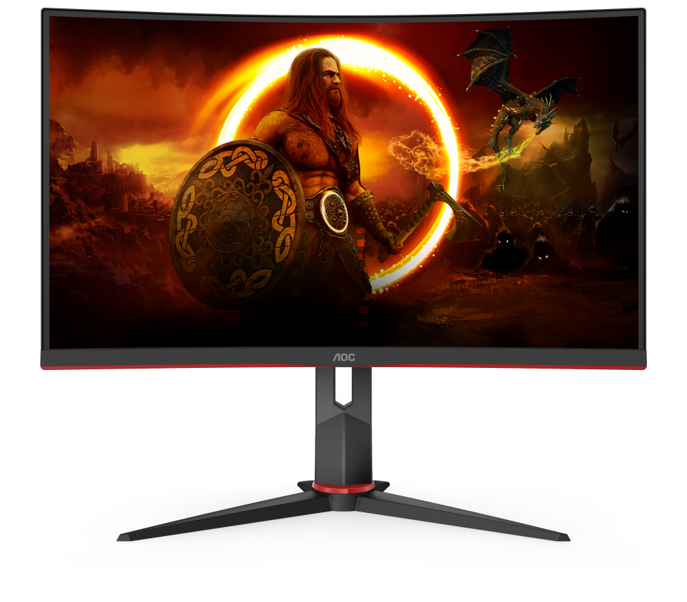 27" AOC C27g2u Black-Red .