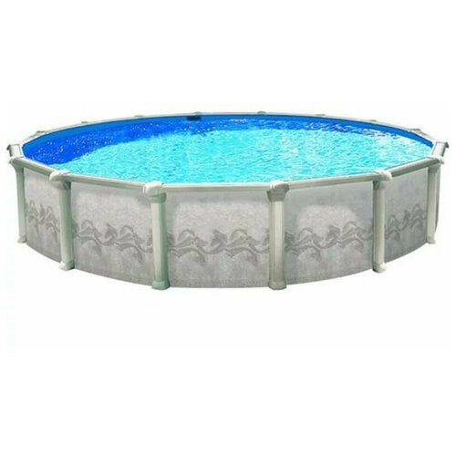 фото Морозоустойчивый бассейн atlantic pool j-4000 гибралтар размер 5.5х1.35 м premium круглый atlantic pools