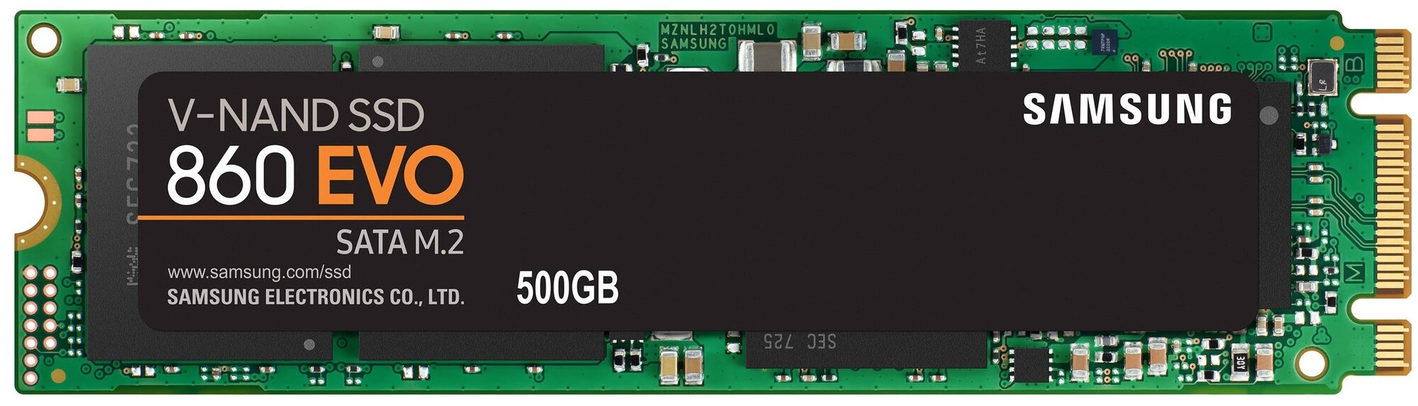 SSD 500 Gb M.2 2280 B&M 6Gb/s Samsung 860 EVO (mz-n6e500bw) (rtl) V-nand 3bit-MLC