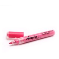 Акриловый маркер Fat&Skinny 5 мм / 2 мм цвет яркий розовый, crimson