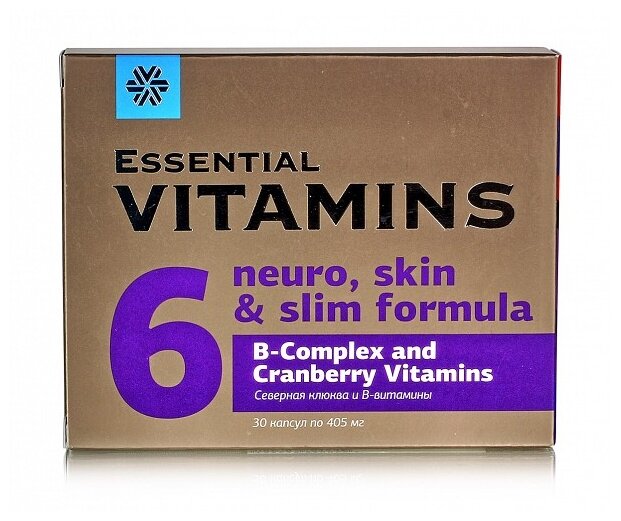 Essential Vitamins B-Complex and Cranberry Vitamins капс.