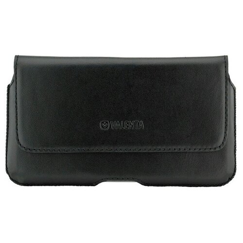 фото Чехол-кобура (внут. маг кожаный valenta (c-918/ note 8) arezzo (165x85x9mm 5.5") с двойным креплением на ремень черный