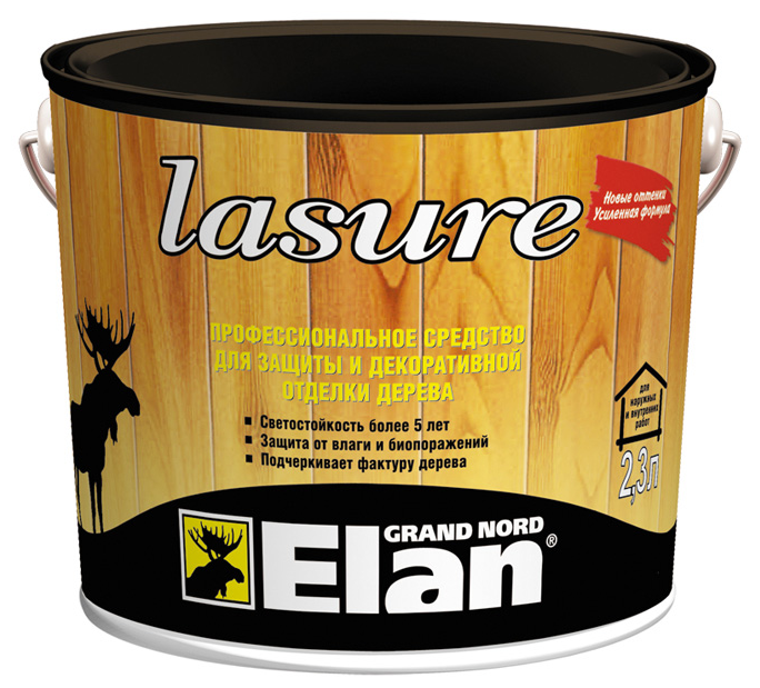 Профессиональное средство Alpa Elan Lasure 2.3 л бесцветное