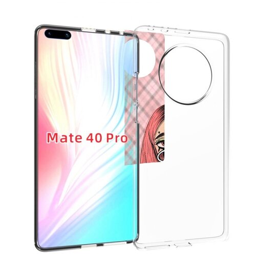 Чехол MyPads бунтарка-девочка для Huawei Mate 40 Pro (NOH-NX9) задняя-панель-накладка-бампер чехол mypads золотая девочка с подарком женский для huawei mate 40 pro noh nx9 задняя панель накладка бампер