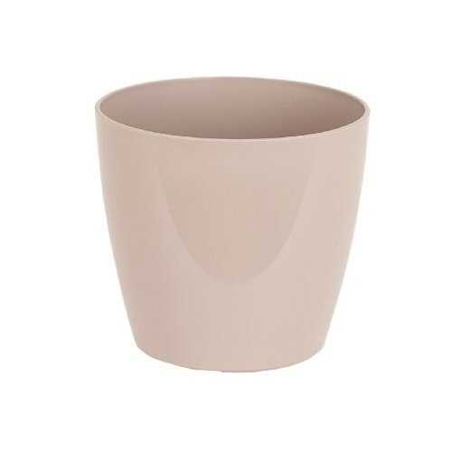 Кашпо Артевази San Remo D14 H13 см светло-бежевое глянцевое