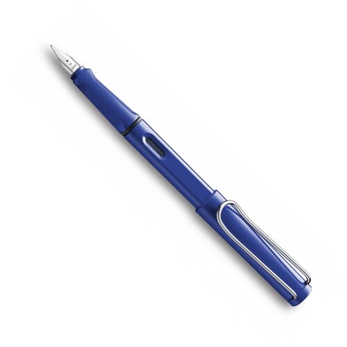 ручка перьевая lamy 013 safari розовый ef Перьевая ручка LAMY safari, EF, синий