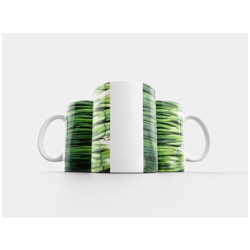 фото Кружка "зеленый лук, лук, овощи" 320 мл lotsprints