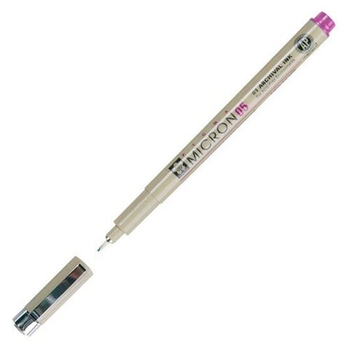 Капиллярная ручка Sakura Ручка капиллярная PIGMA MICRON 0.45мм Sakura, Розовый