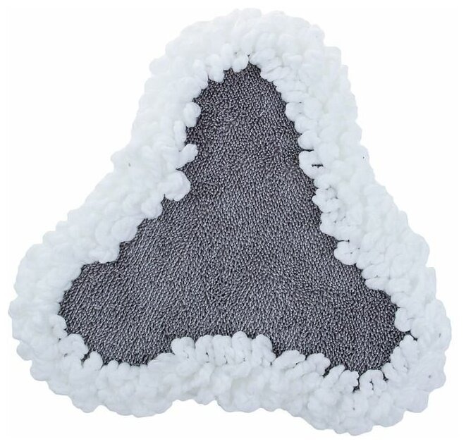 Насадка для плоской швабры с распылителем, 30×30 см, микрофибра, цвет серый - фотография № 1