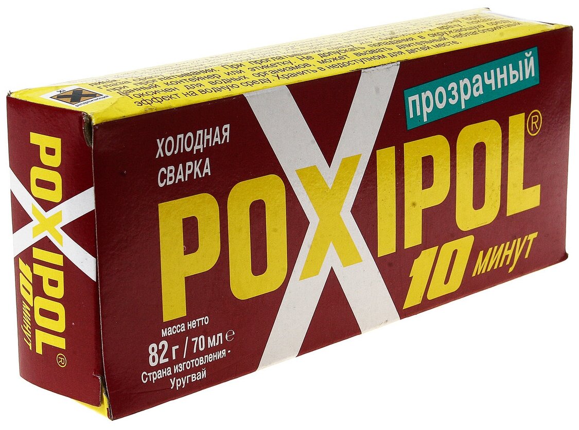 Сварка холодная 70мл прозрачная POXIPOL ST02080