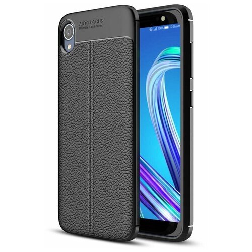 Чехол-накладка Litchi Grain для Asus ZenFone Live (L1) / (L2) ZA550KL (черный)