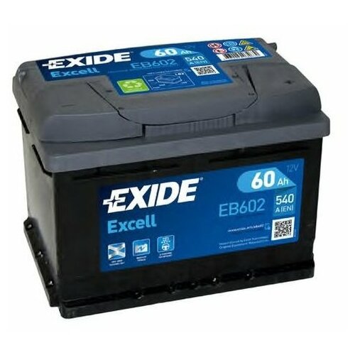 Аккумуляторная батарея Exide _EB602 аккумулятор 60ah 640a 240 175 190 мм peugeot citroen арт 1629085380