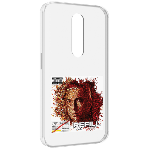 Чехол MyPads Eminem RELAPSE, REFILL для Motorola Moto X Force (XT1585 / XT1581) задняя-панель-накладка-бампер чехол mypads eminem relapse refill для motorola moto s30 pro задняя панель накладка бампер