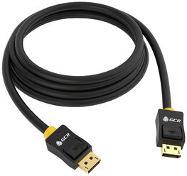 Кабель GCR DisplayPort v1.2 (GCR-DP2DP), 1 шт., черный, 7 м