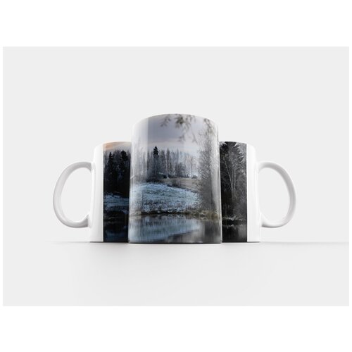фото Кружка "зима, пейзаж, снег" 320 мл lotsprints
