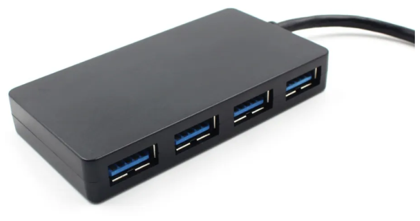 USB-концентратор 3.0 на 4 порта / Hub USB 3.0 4 Ports / Цвет черный