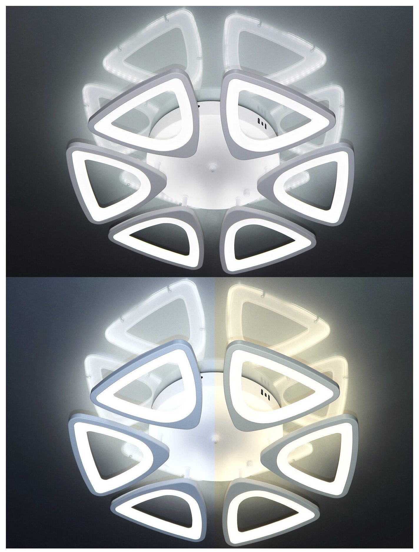 Потолочный светильник Natali Kovaltseva LED LIGHT Innovation Style 83045, 120 Вт, кол-во ламп: 6 шт., цвет: белый - фотография № 4