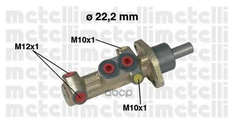 Главный Тормозной Цилиндр Metelli арт. 050417