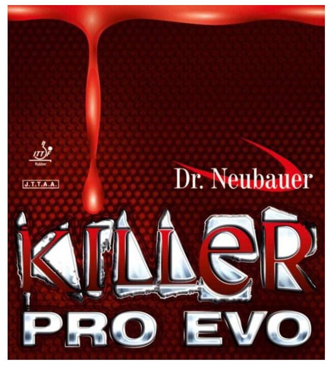 Накладка для н/тенниса Dr. Neubauer Killer Pro Evo, Red, 1.3