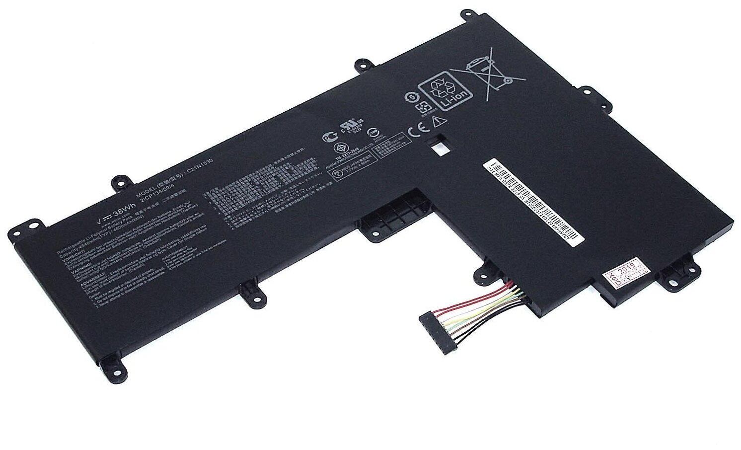Аккумуляторная батарея для ноутбука Asus Chromebook C202 (C21N1530) 7.6V 38Wh