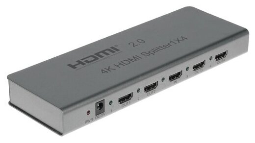 HDMI-разветвитель 4K/60Hz, HDR, 1 вход/4 выхода, HDMI 2.0, EDID, RS232 | ORIENT HSP0104H-2.0