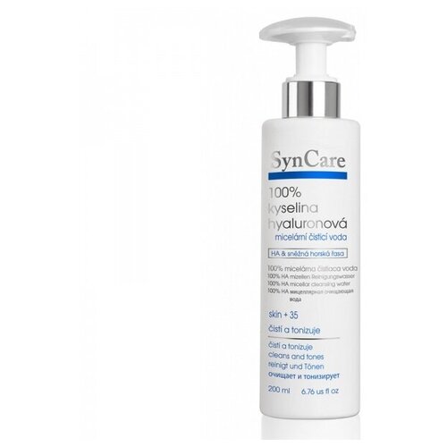 Мицеллярная очищающая вода SynCare с гиалуроновой кислотой, 200 мл