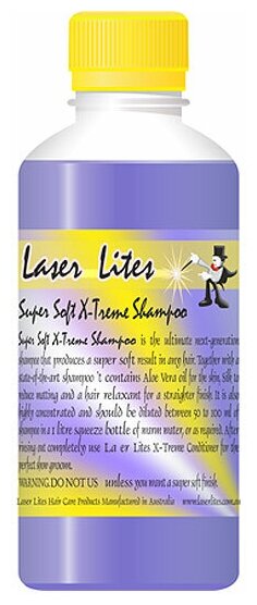 Laser Lites Шампунь смягчающий шерсть (концентрат 1:20) Laser Lites Super Soft X-treme, 250мл