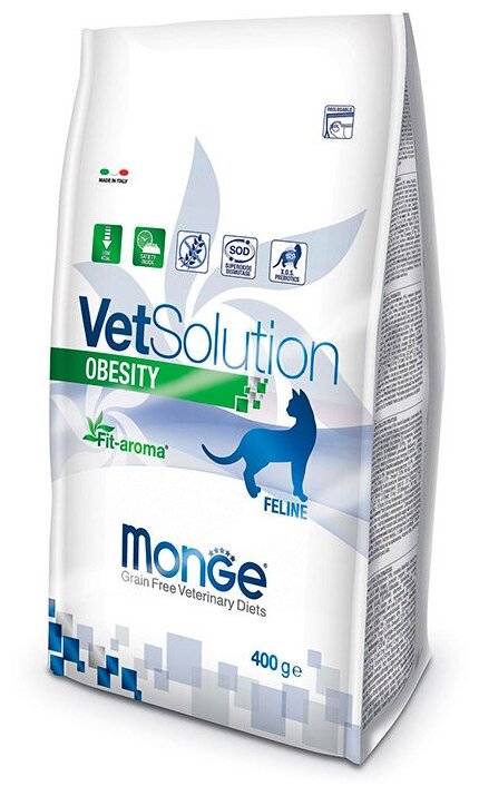 Monge VetSolution Cat Obesity диета для кошек Обесити 400 г х 2 шт