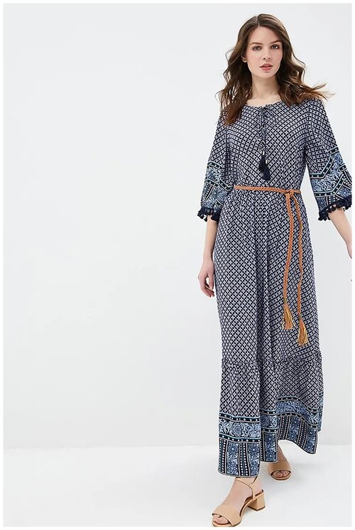 Платье BAON Платье в этническом стиле Baon B459033, размер: S, синий