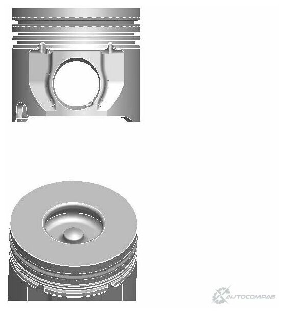 Поршнекомплект Ford Transit DT24H d89.9+1.00 Nural NURAL 8711351110