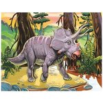 Пазл Динозавр трицератопс 30 эл. - изображение