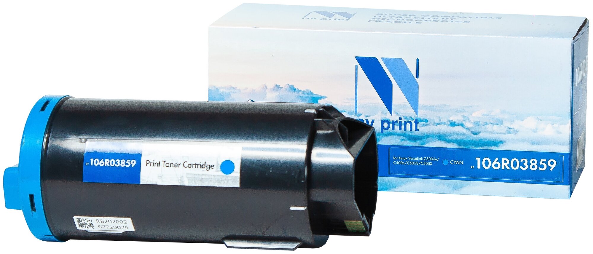 Лазерный картридж NV Print NV-106R03859C для для Xerox VersaLink C500dn, C500n, C505S, C505X (совместимый, голубой, 2400 стр.)