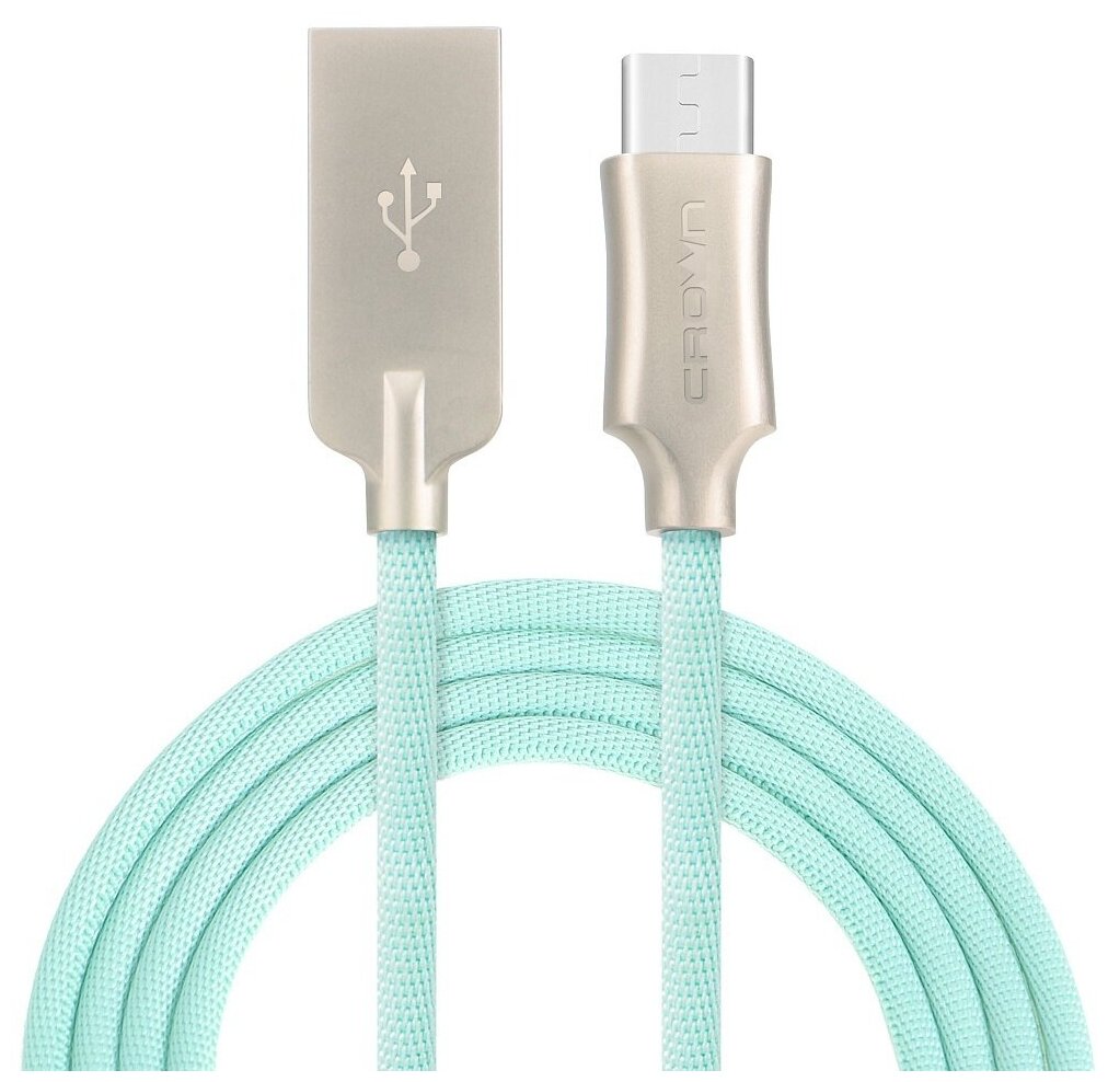 Кабель Crown USB - USB Type-C CMCU-3132C light blue