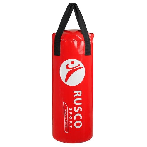 RuscoSport Мешок боксёрский BOXER, вес 16 кг, 75 см, d30, цвет красный мешок боксёрский boxer вес 16 кг 75 см d30 цвет красный