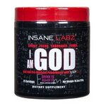 Insane Labz I Am God, 291-298 г / 25 порций, Fruit Punch / Фруктовый Пунш, 293 г - изображение