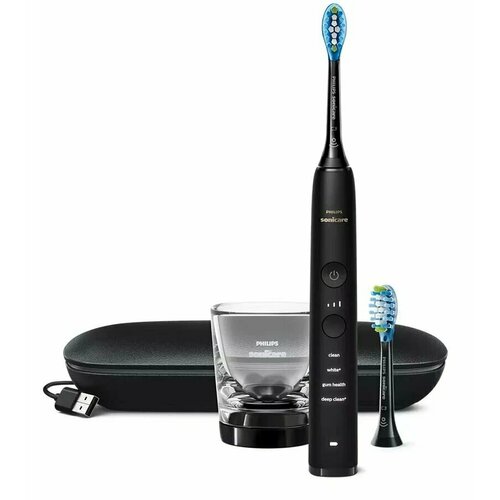 Звуковая зубная щетка Philips Sonicare DiamondClean 9000 HX991277 чёрный 2599900₽