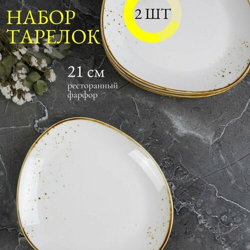 Набор обеденных тарелок 21 см 2 шт