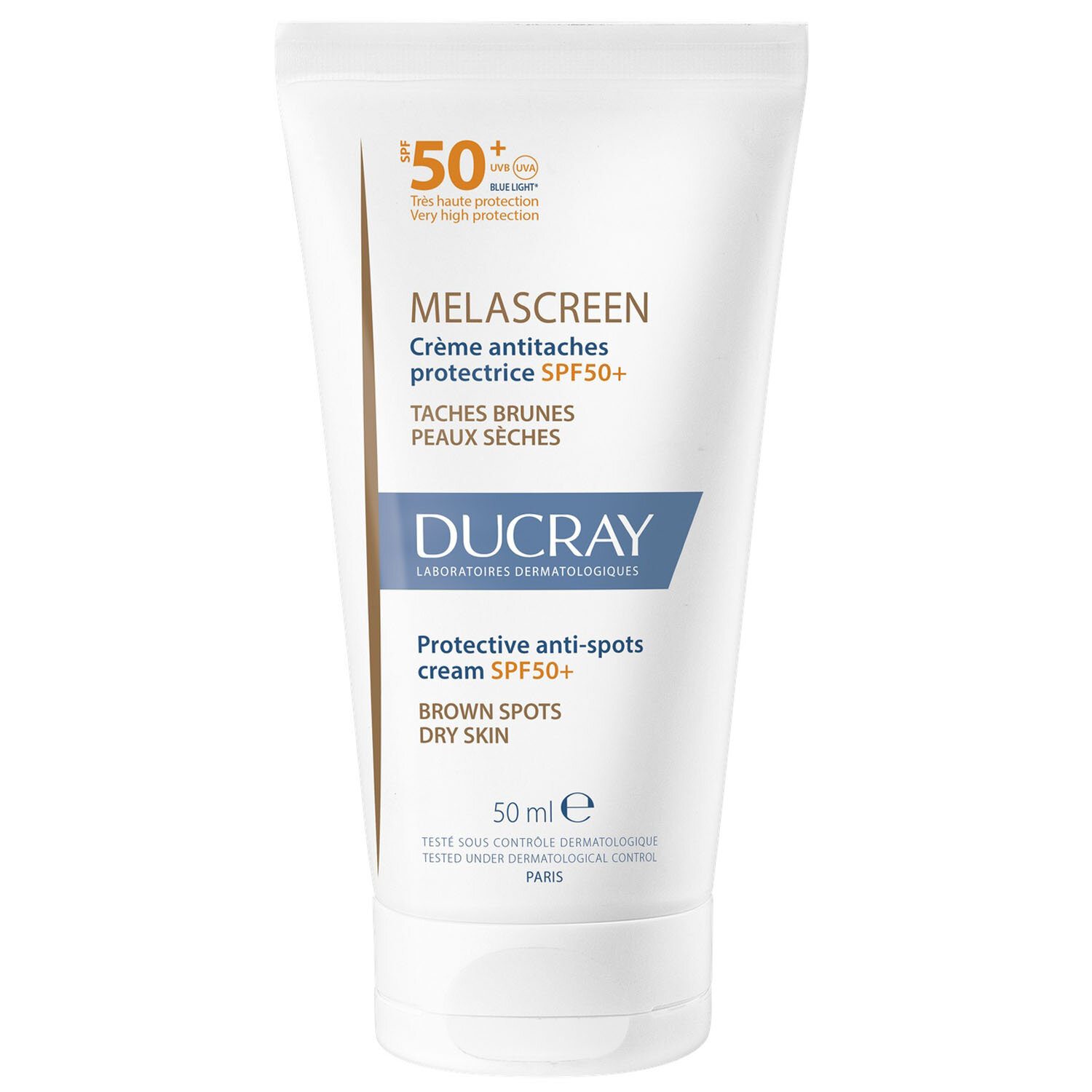 DUCRAY меласкрин Защитный крем против пигментации SPF50+ 50 мл