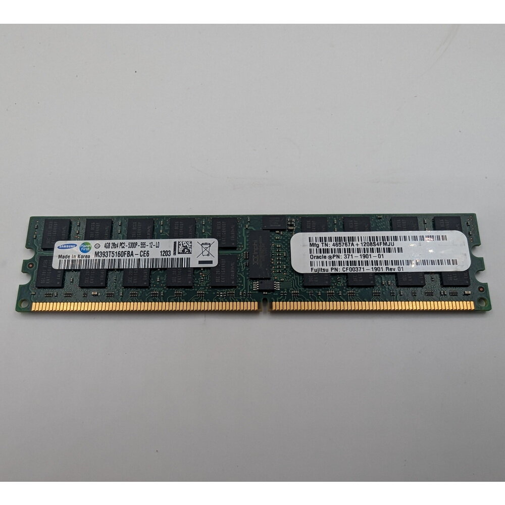 Модуль памяти 371-1901-01, CF00371-1901, M393T5160QZA-CE6, DDR2, 4 Гб