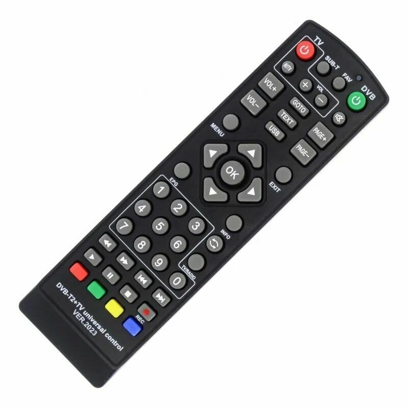 фото Пульт универсальный DVB-T2 2022 для TV ресиверов (приставок) обучаемый