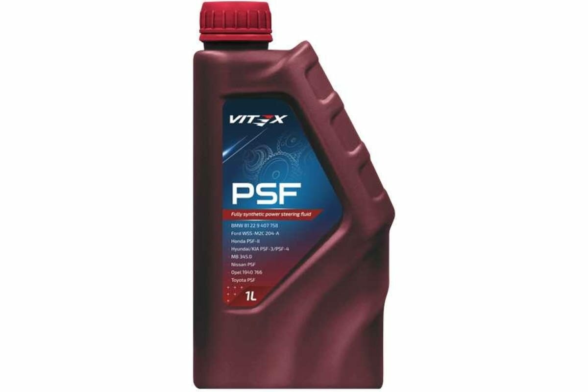 VITEX Жидкость гидроусилителя руля синтетическая Power Steering Fluid 1л v353101